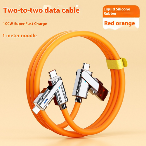 4-i-1 snabbladdningskabel – USB-C, Lightning & micro-USB