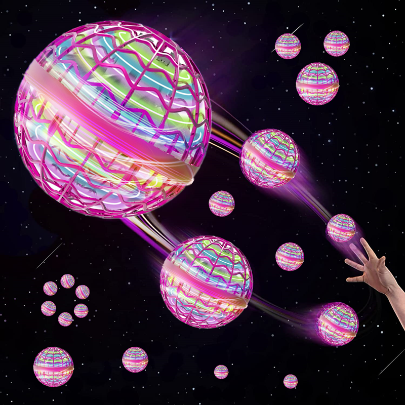 Flygande boll med LED – smart hoverball