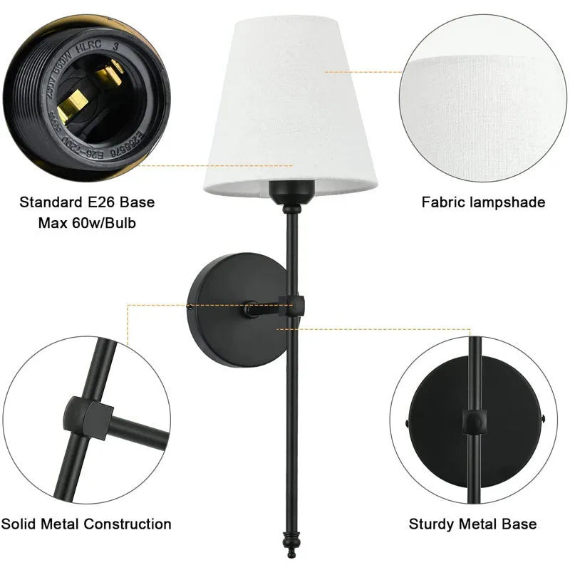 Modern Nordisk Vägglampa