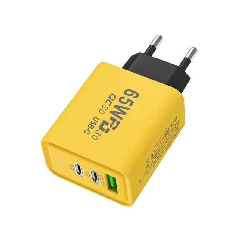 Snabbladdare med 2×USB-C & USB – PD multiport