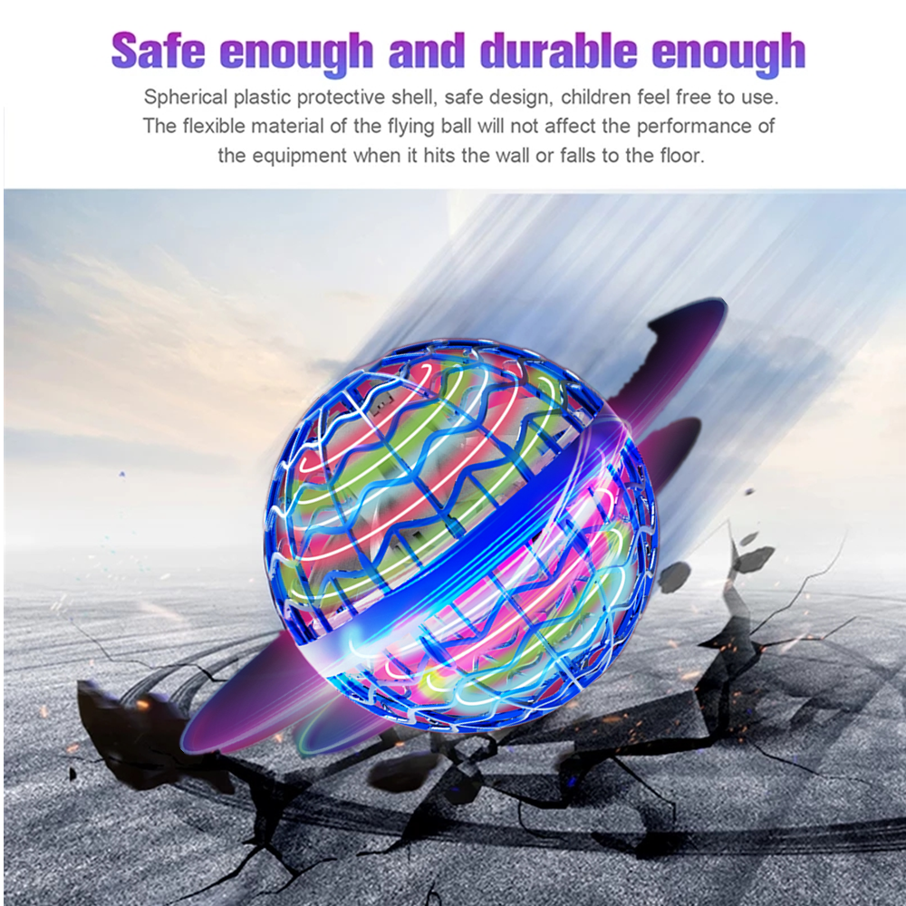 Flygande boll med LED – smart hoverball