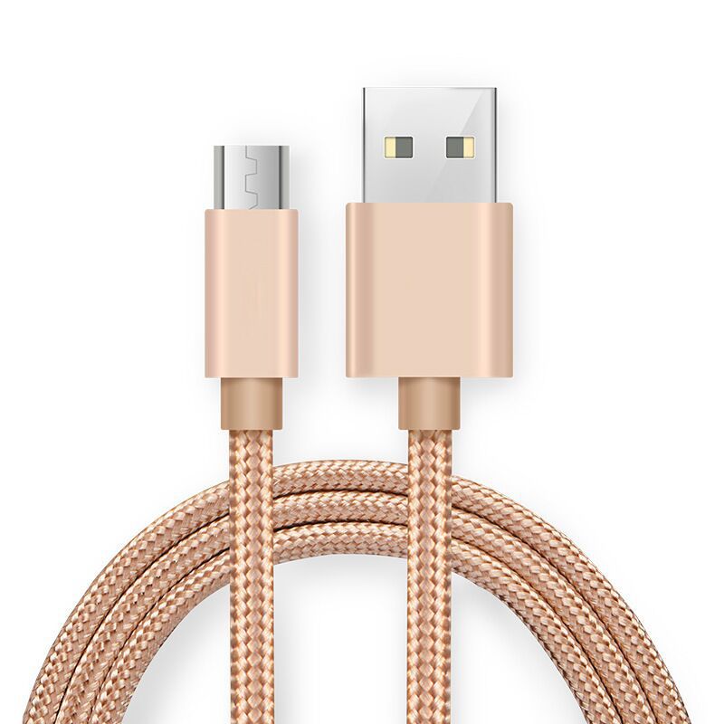 Nylonflätad laddkabel till iPhone – 2–3 m