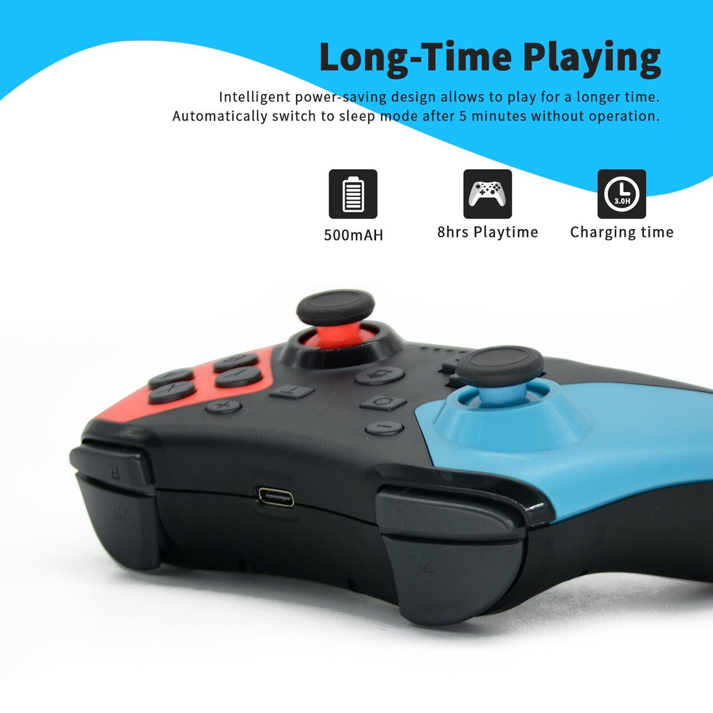 For Nintendo Switch Wireless Pro Controller Gamepad Joypad Joystick Remote Gift. Leveranstid 5-8 dagar