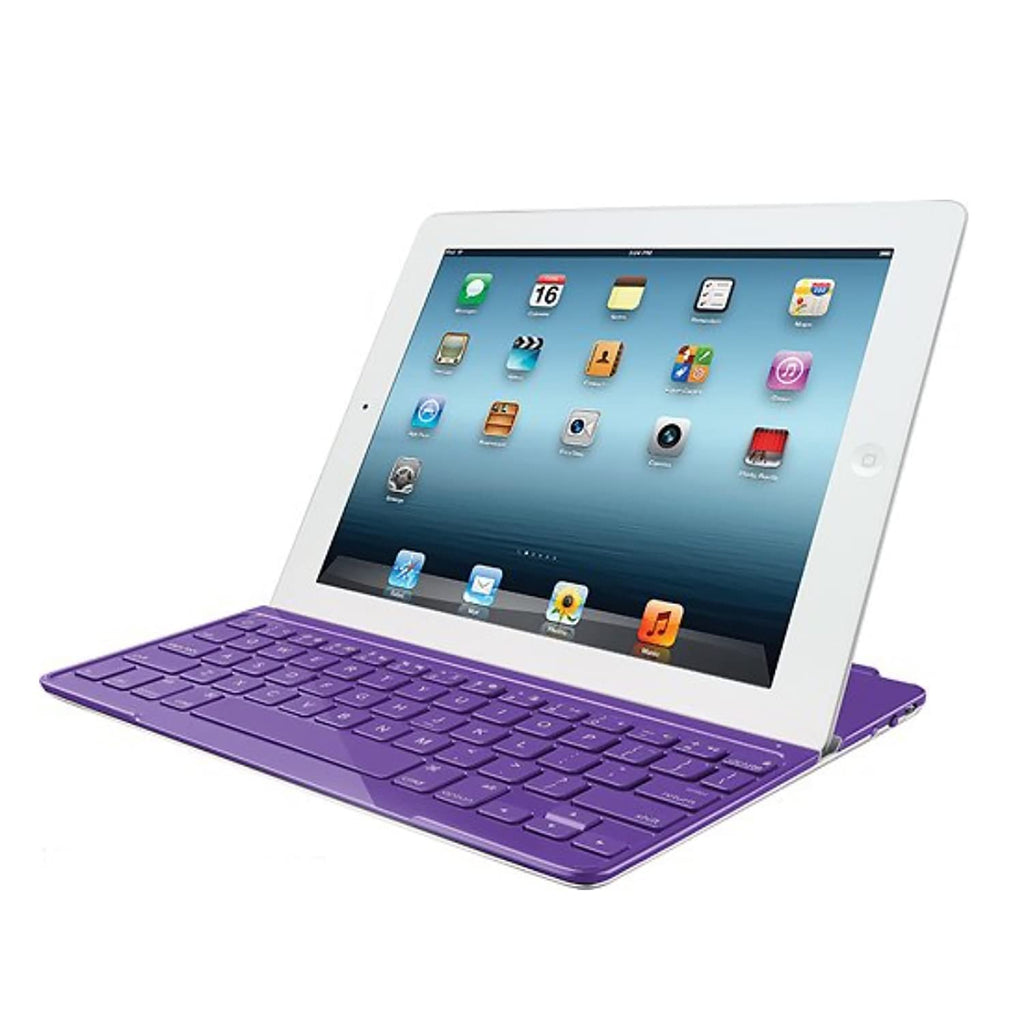 Logitech Ultrathin Keyboard Cover Purple for iPad 2 and iPad (3rd4th generation) (920-005722) (Renewed)