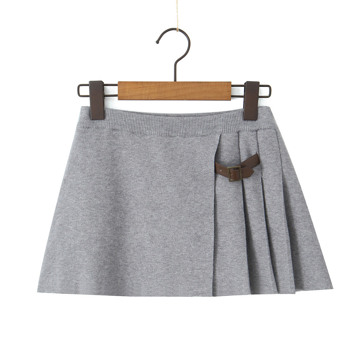 Knitted skirt half skirt
