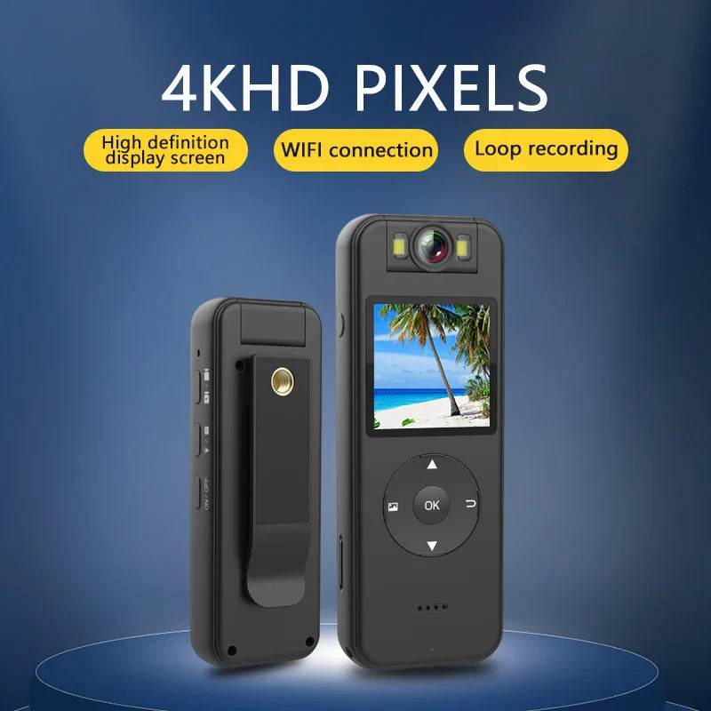 4K HD Camcorder Night Vision Law Enforcement Recorder. Leveranstid 3-5 dagar
