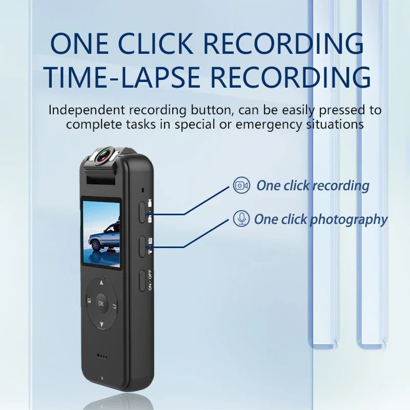 4K HD Camcorder Night Vision Law Enforcement Recorder. Leveranstid 3-5 dagar
