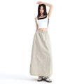 Women's Skirt  Skirt with Drawstring Loose and Slim A-Line Skirt