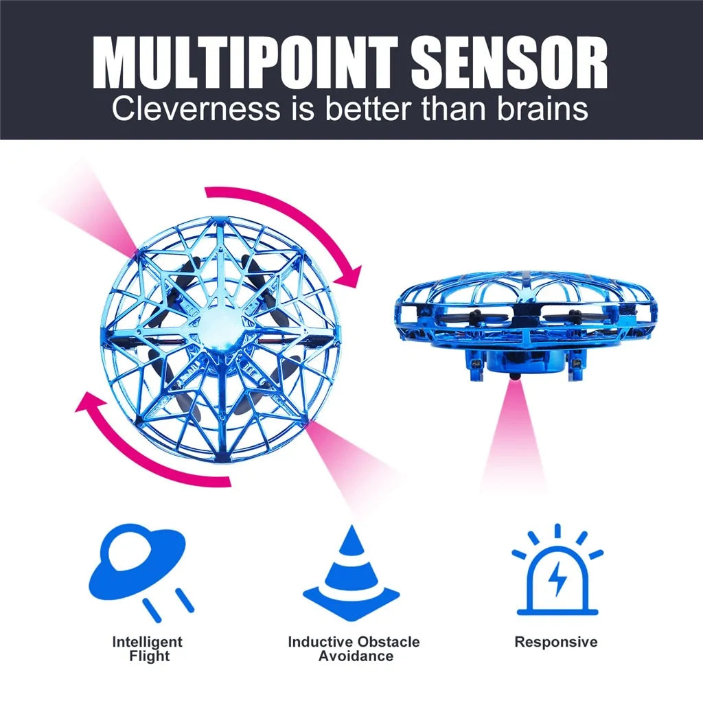 Mini-drone UFO – svävande handstyrd leksak