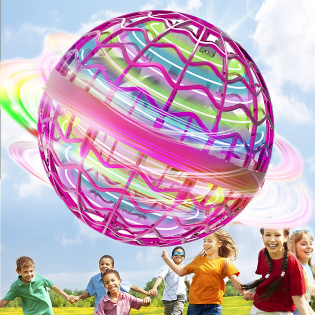Flygande boll med LED – smart hoverball