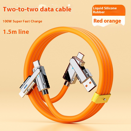 4-i-1 snabbladdningskabel – USB-C, Lightning & micro-USB