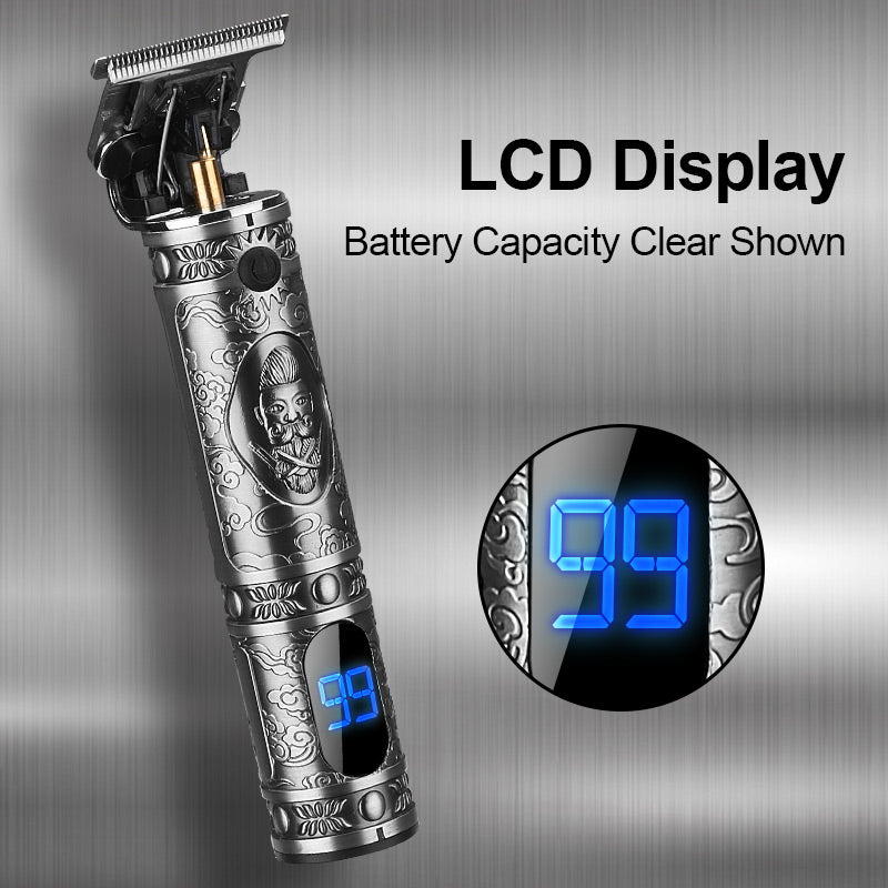 Copy of Oil Head Hair Clippers Hair Clippers Electric Hair Clippers Shave t9 Engraving Electric Hair Clippers