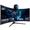 Gawfolk 34" Ultrawide Curved Gaming Monitor – UWQHD 144Hz | 21:9 | 1500R – Leveranstid 5–8 dagar