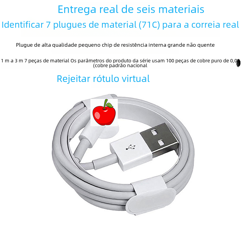 USB-laddkabel till iPhone – PD 20W snabbladdning