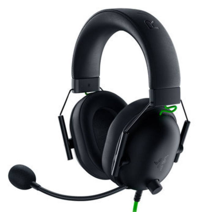 Gaming-headset med virtuellt surroundljud & brusreducerande mikrofon