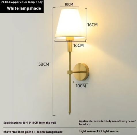 Amerikansk Vägglampa