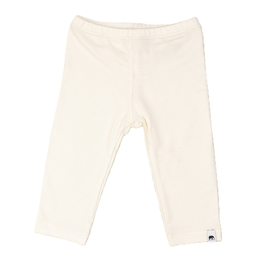 Premium Bamboo Baby Pajama Set: T-Shirt & Leggings CREAM-4