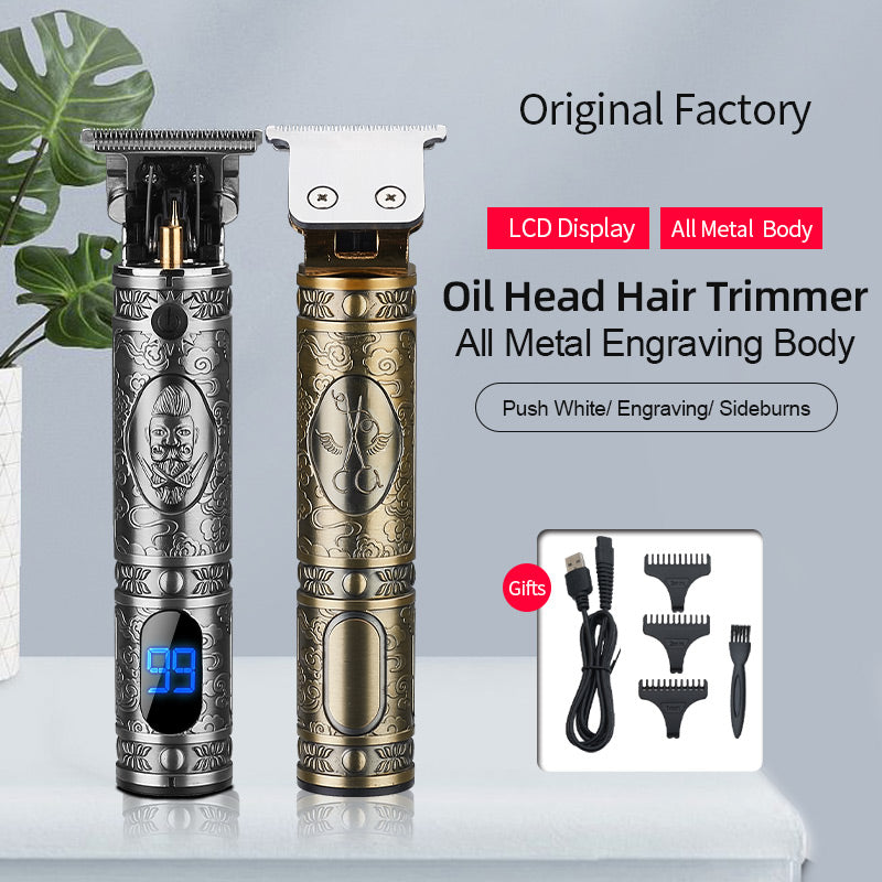 Copy of Oil Head Hair Clippers Hair Clippers Electric Hair Clippers Shave t9 Engraving Electric Hair Clippers