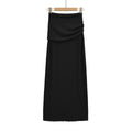 Sexy High-Waisted Waist Skirt Fitted Long Skirt A-Line Skirt