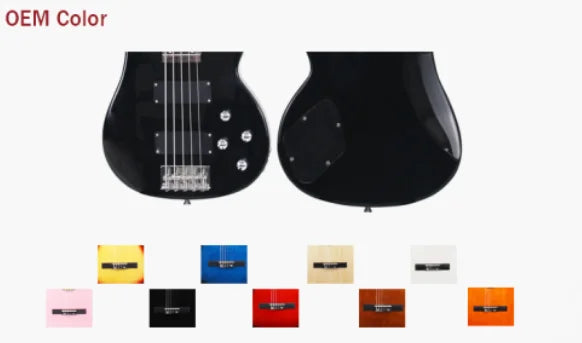Hot Sales Factory Price Musical Instruments Electro Basse 5 Corde 5 Strings Electric Bass Guitar