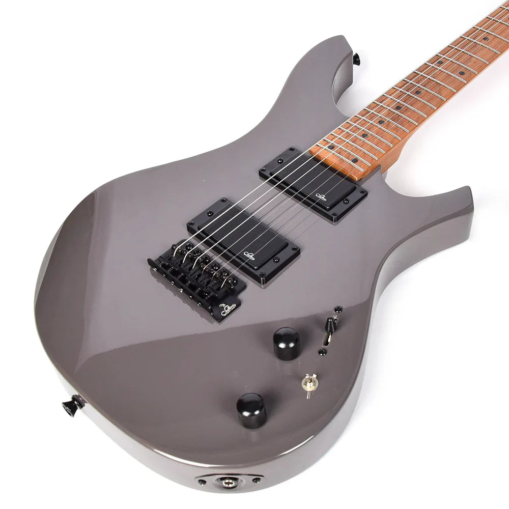 Cross-border Electric Guitar Rock Metal Electric Guitar Alnico5 Double Double Cut Single Electric Guitar