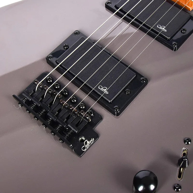 Cross-border Electric Guitar Rock Metal Electric Guitar Alnico5 Double Double Cut Single Electric Guitar
