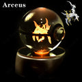 Pokemon Crystal Ball 3D Lamp Night Light