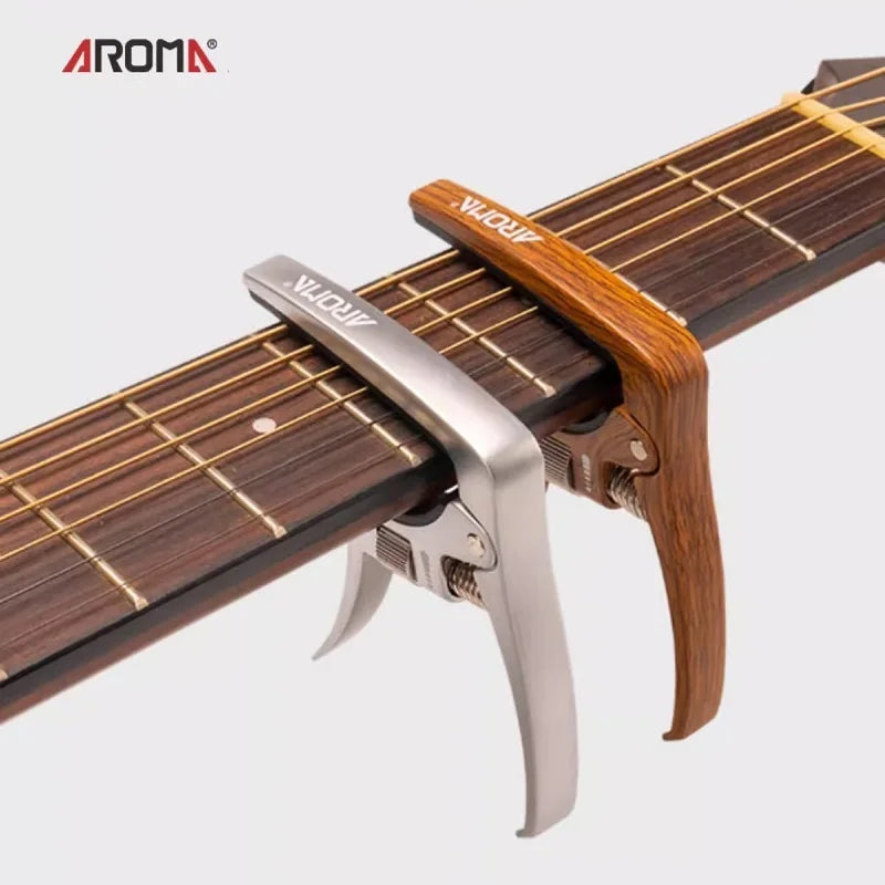 AROMA AC-30 Guitar Capo for Acoustic Guitar and Electric Guitar Pressure Tension Guitar Pressure Tension Adjustable Guitar