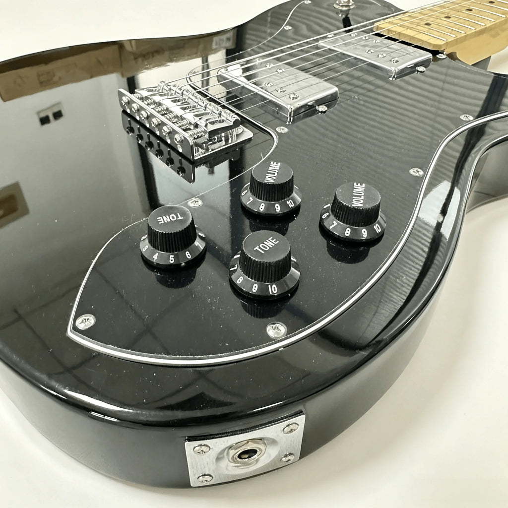 Black Style Electric Guitar HH Humbucker Pickups Maple Neck Glossy Black  22 Frets Finish 6-String Free Shipping Worldwide