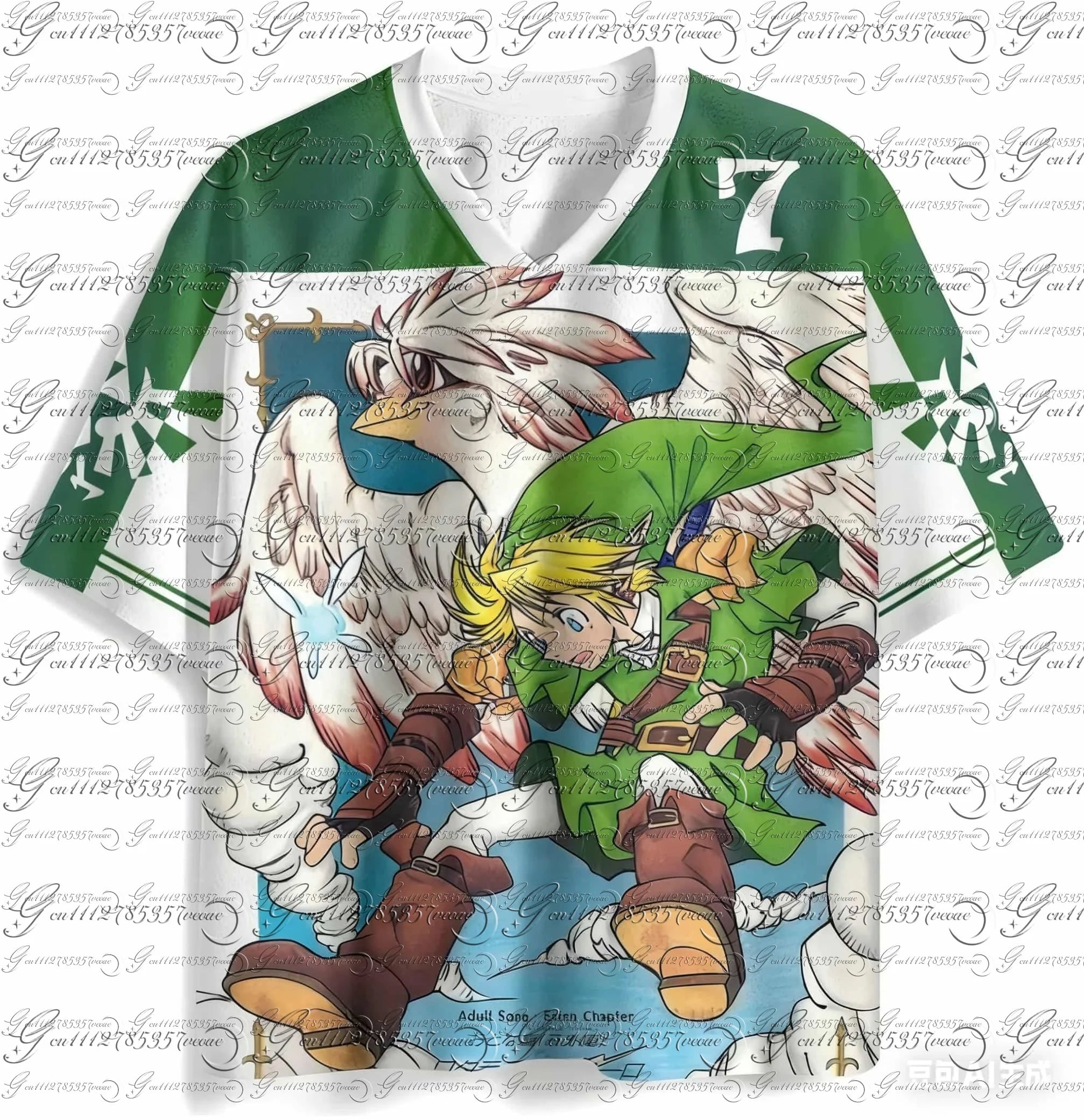 Zelda Adult and Children 3D Print V-neck T-shirt, A Must-have for The Open-world Game Pioneer! Shorts Friends