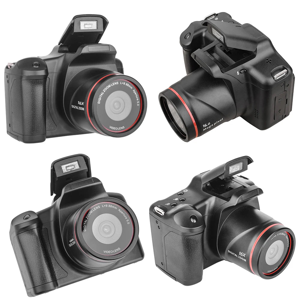 Camcorder 16X Zoom Vlogging Camera with 2.4 Inch LCD Screen Video Recorder for Photography and Video