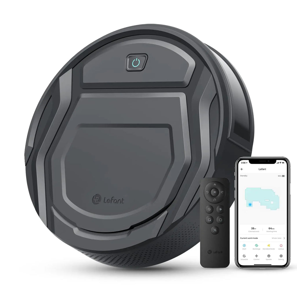 Lefant M210P Robot Vacuum Cleaner Remote Control, Featured Carpet Cleaner Small Robot 7.8cm Thin 28cm DIA, Robotic Vacuum Alexa