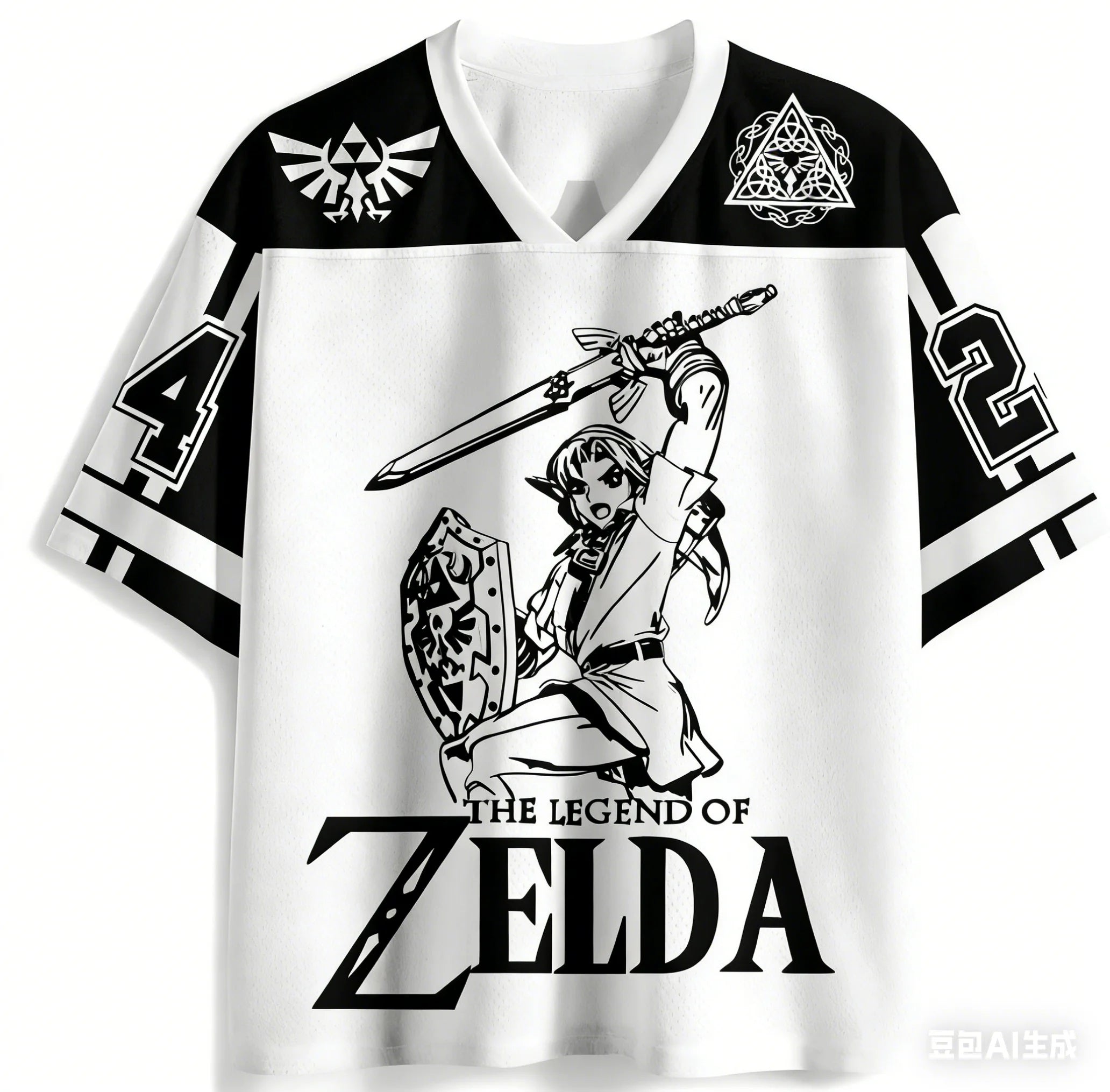 Zelda Adult and Children 3D Print V-neck T-shirt, A Must-have for The Open-world Game Pioneer! Shorts Friends