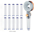 Shower Enclosure with Filter, High Pressure Shower Head with 3 Modes, Water Saving Bathroom Showers, Rain Shower Head