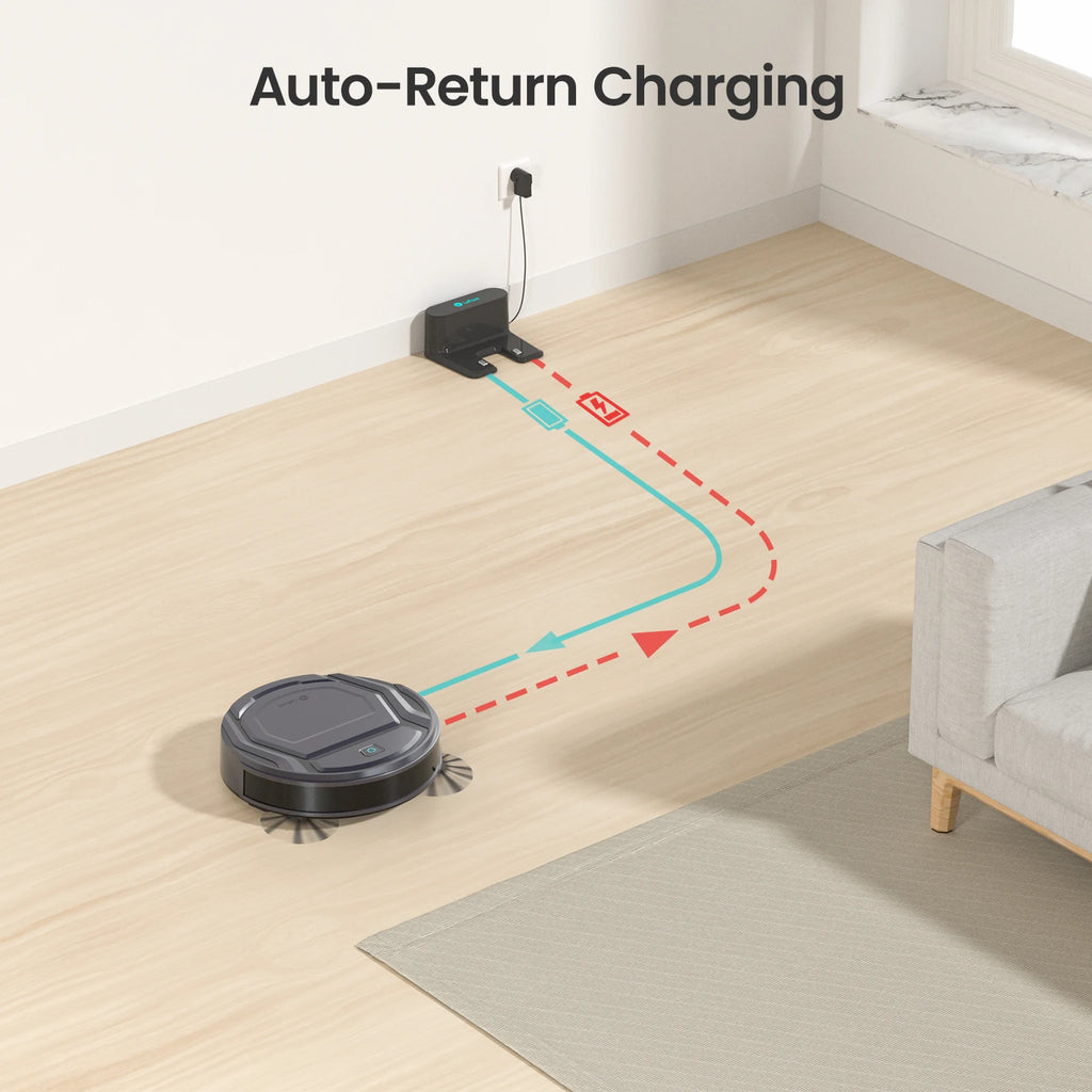 Lefant M210P Robot Vacuum Cleaner Remote Control, Featured Carpet Cleaner Small Robot 7.8cm Thin 28cm DIA, Robotic Vacuum Alexa