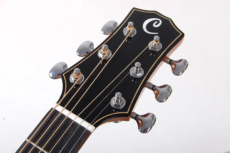 Popular Style Stringed Instrument OM Body 40 Inch Solid Spruce Top Mahogany Neck Classic Acoustic Guitar With Sapele Back