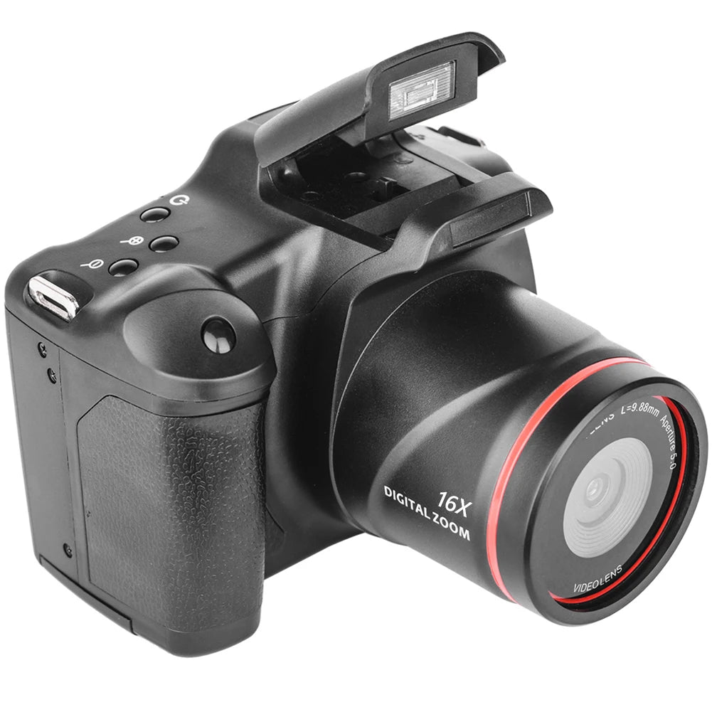 Camcorder 16X Zoom Vlogging Camera with 2.4 Inch LCD Screen Video Recorder for Photography and Video
