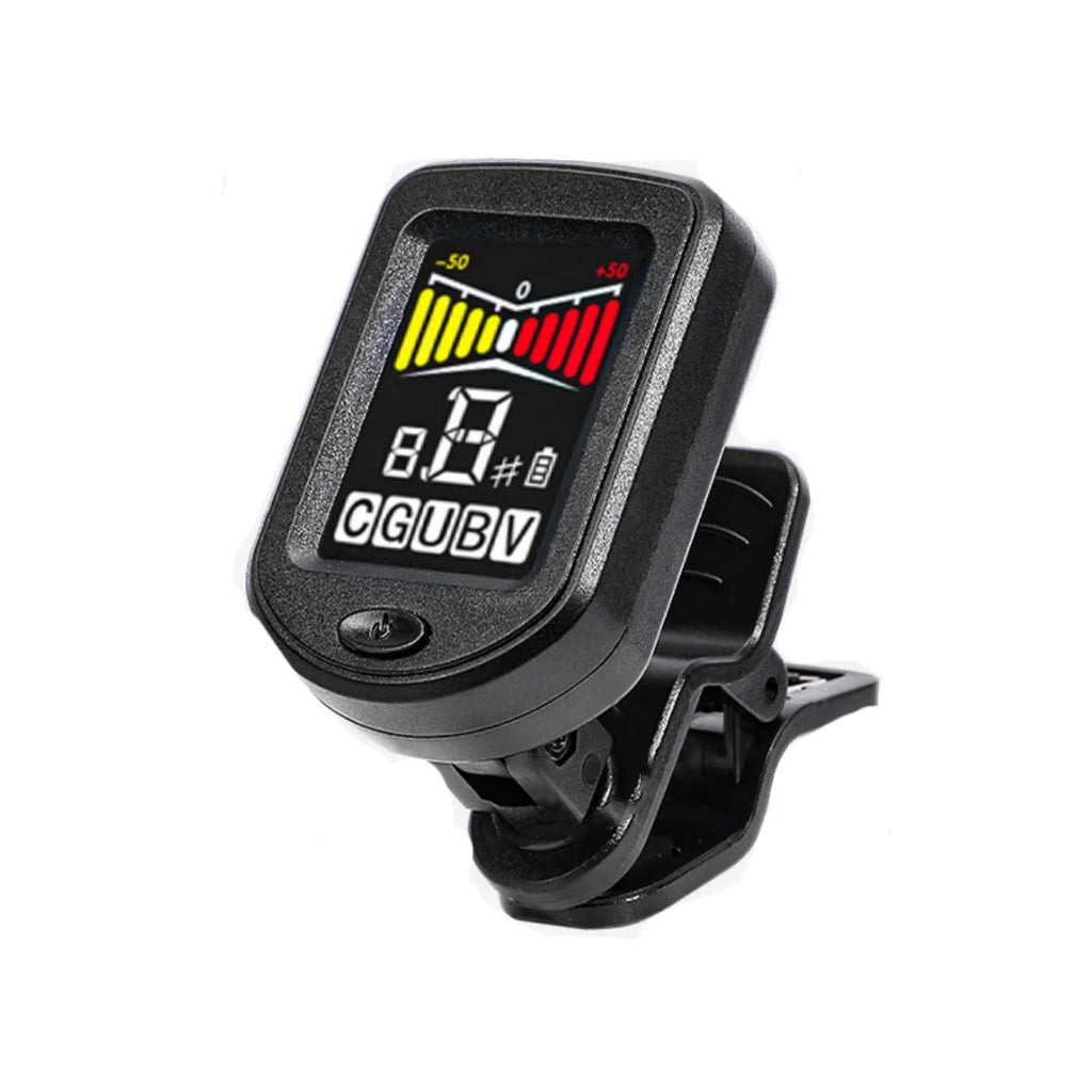 Guitar Tuner For All Instruments Clip on Electronic Tuner for Guitar Bass Ukulele Violin Mandolin Banjo