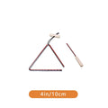 Professional Musical Instrument Triangle, Handheld Percussion Instrument, with Mallet, Suitable for Ages 14 and Above