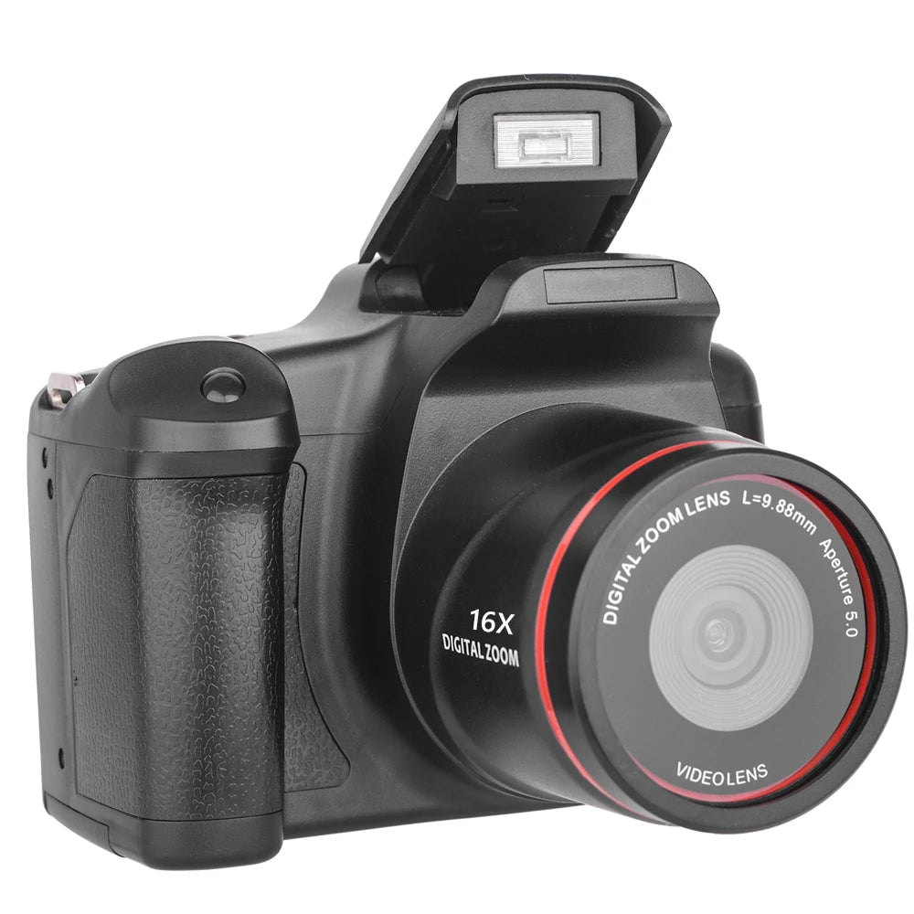 Camcorder 16X Zoom Vlogging Camera with 2.4 Inch LCD Screen Video Recorder for Photography and Video