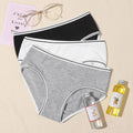 Female Underpants Cute Sexy Panties Comfortable Lightweight Breathable Solid Color Briefs Womens Panties Cheeky