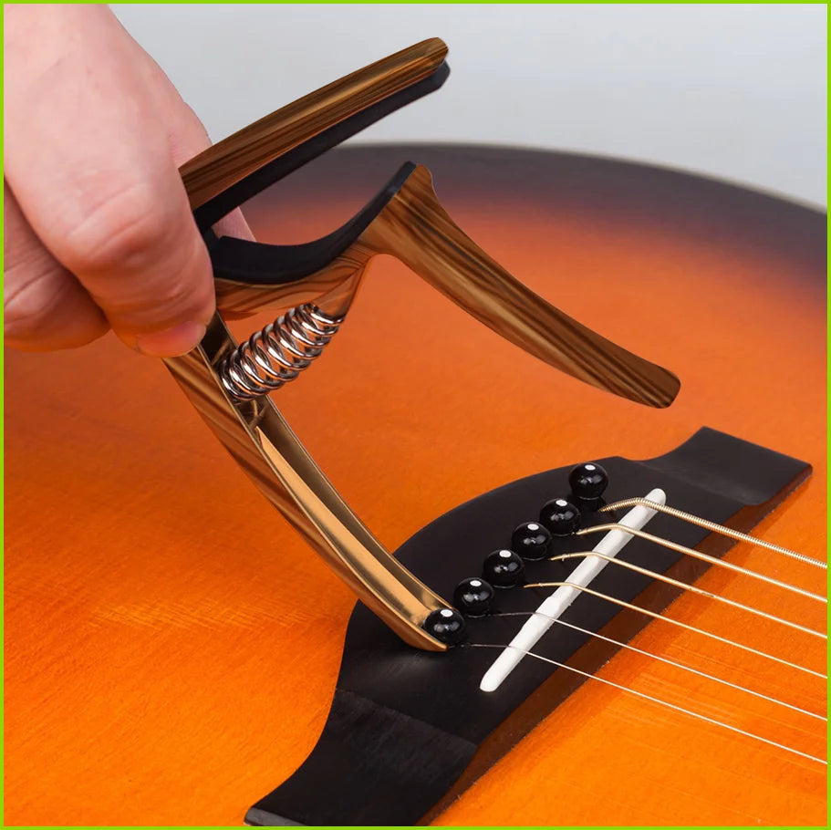 Guitar Capo for Acoustic/Electric Guitar, Guitar Clip/Guitar Clamp/Guitar Accessories for Classical Guitar, Ukulele, Mandolin an