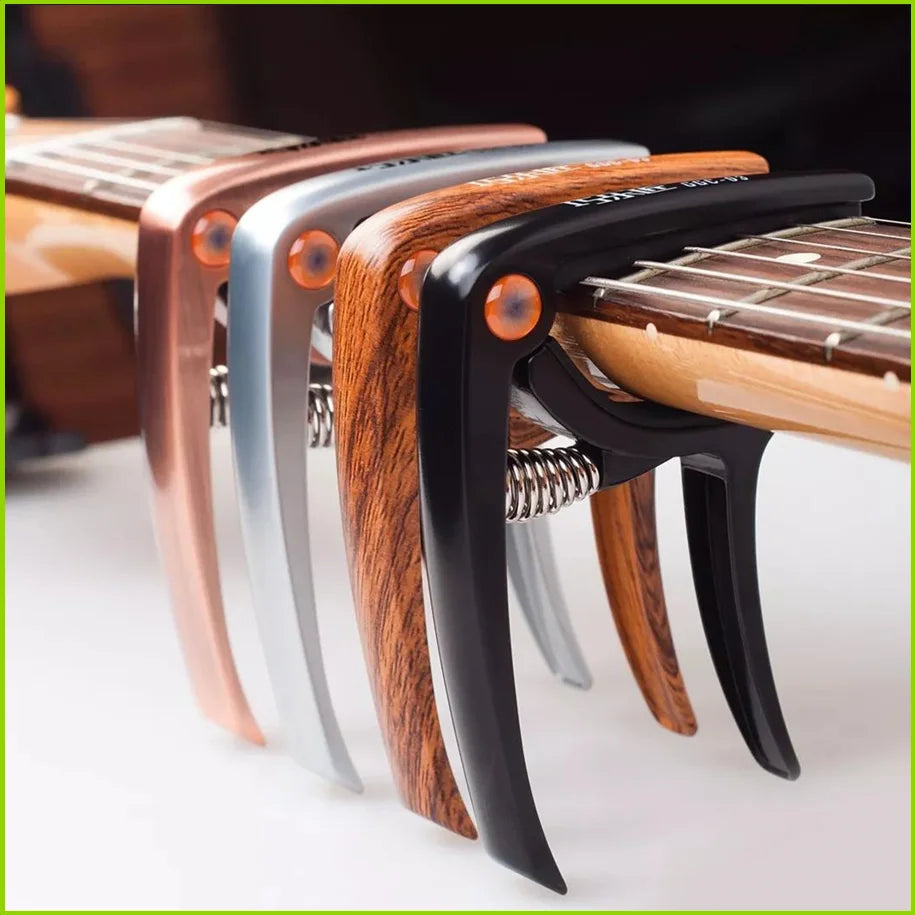 Guitar Capo for Acoustic/Electric Guitar, Guitar Clip/Guitar Clamp/Guitar Accessories for Classical Guitar, Ukulele, Mandolin an