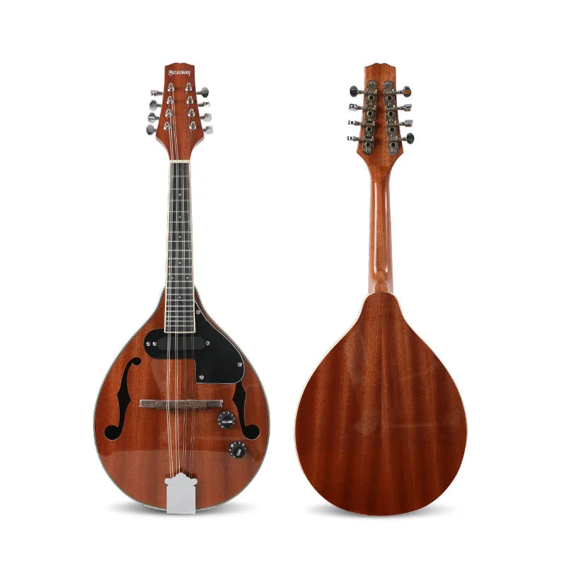 Minority Ethnic Musical Instrument Mandolin Spruce Electric Box 8 Stringed Western Instrument Tibetans Special Accompaniment