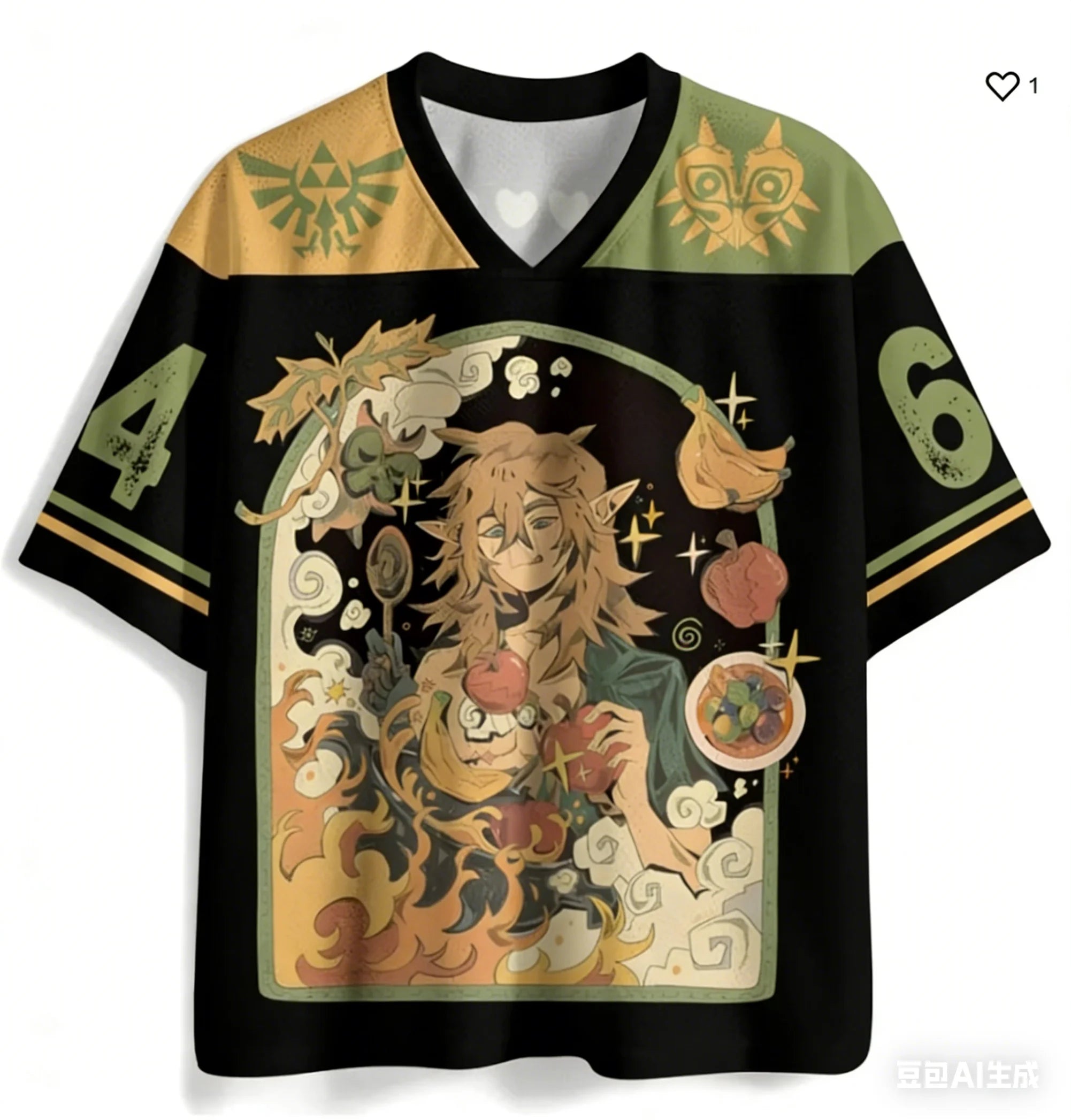 Zelda Adult and Children 3D Print V-neck T-shirt, A Must-have for The Open-world Game Pioneer! Shorts Friends