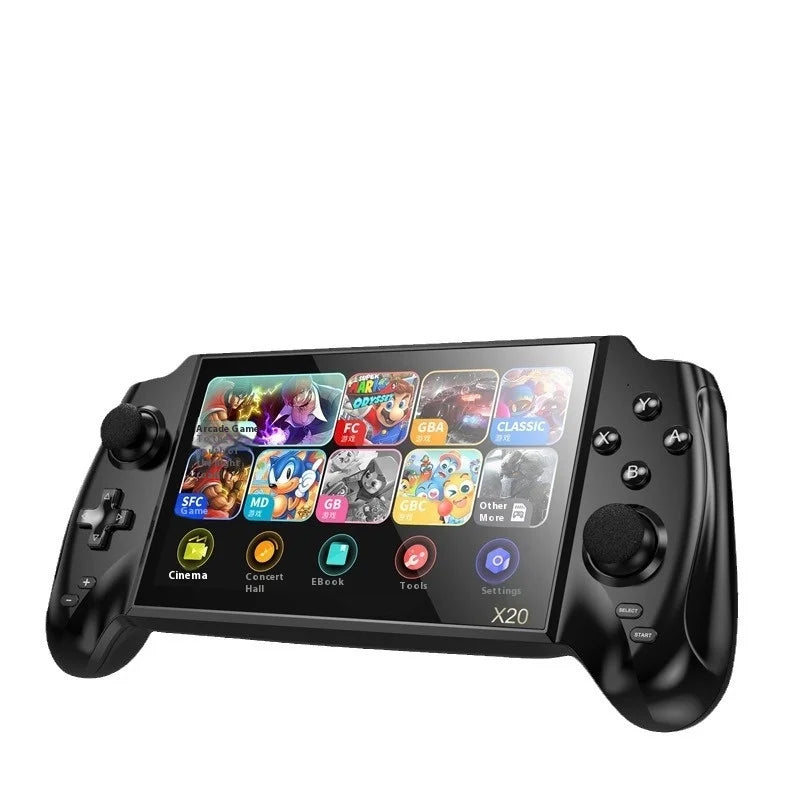 7-Inch IPS Retro Game Console with 3000+ NES/GBA Games, 2-Player Arcade, 4500mAh Battery & 24 Languages