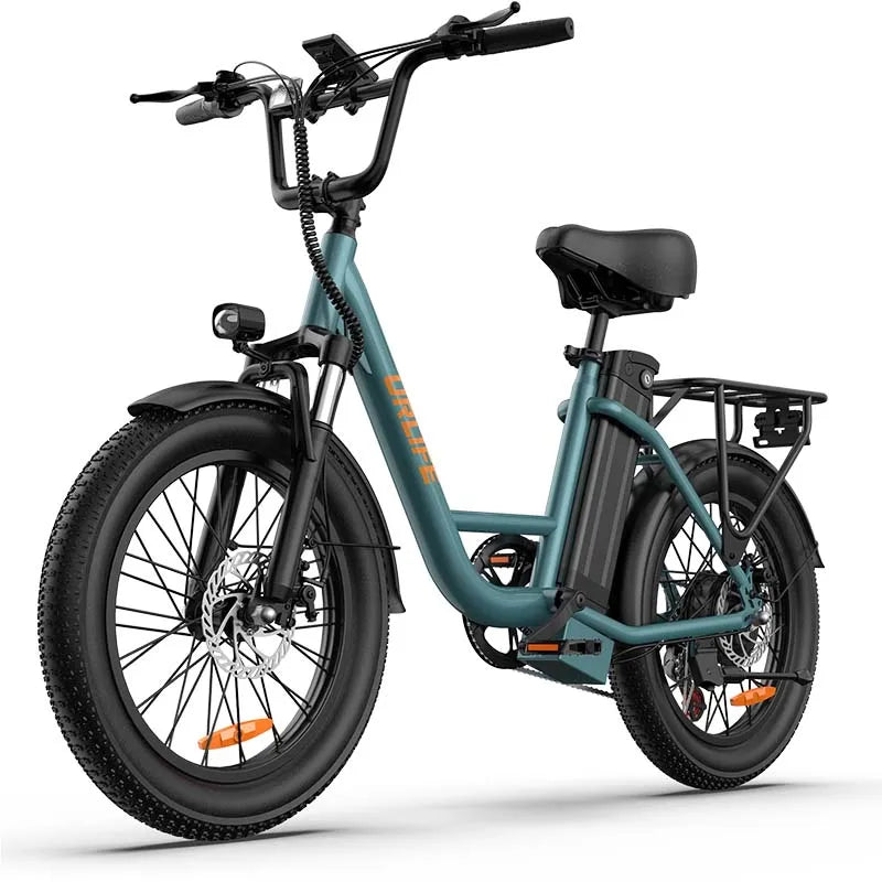 URLIFE E20 Electric Bike For Adults 250W Motor Electric Bike 48V 13AH 20 Inch Tires City Commuter Electric Bike