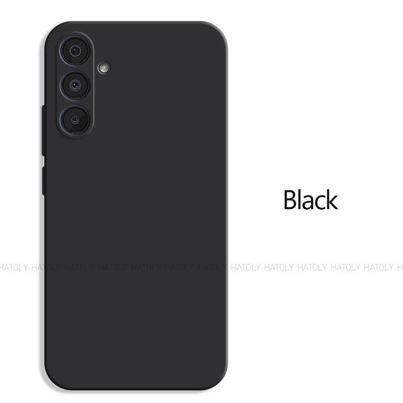 For Samsung Galaxy M15 Case Samsung Galaxy M15 M35 M55 5G Cover Original TPU Shockproof Liquid Silicone Phone Cover Samsung M15