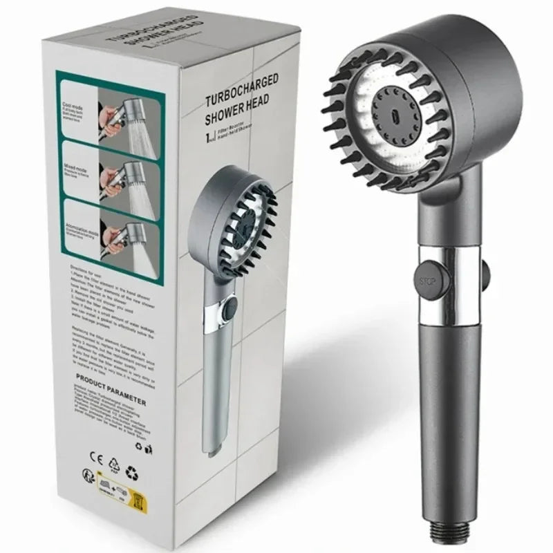 Shower Head High Pressure Head Rainfall High Preassure Water  Saving Bathroom Accessary Pressurized Nozzle Universal Adaptation