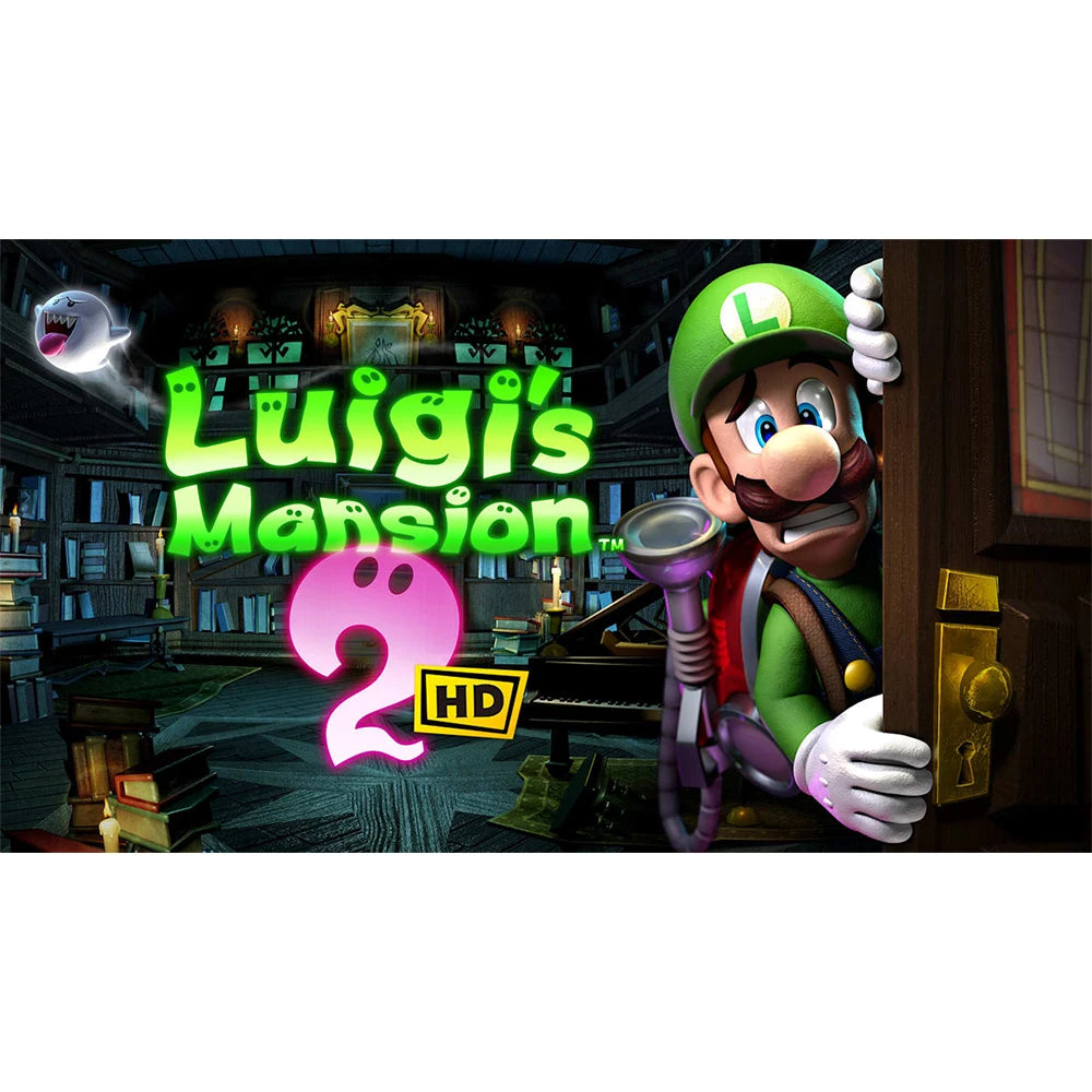 Luigi's Mansion 2 HD - Nintendo Switch Game Deals Original Physical Game Card Adventure Genre for Nintendo Switch
